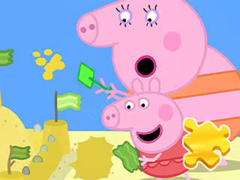                                                                     Jigsaw Puzzle: Peppa Pig Making Sand קחשמ