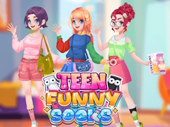                                                                     Teen Funny Socks קחשמ