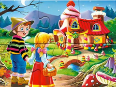                                                                     Jigsaw Puzzle: Gingerbread House קחשמ