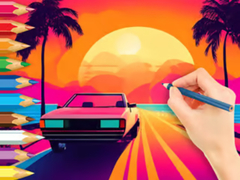                                                                     Coloring Book: Sunset Driving קחשמ