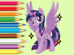                                                                     Coloring Book: Twilight Sparkle קחשמ