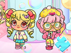                                                                     Jigsaw Puzzle: Avatar World Candy Girl קחשמ