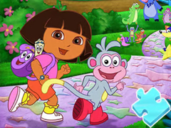                                                                     Jigsaw Puzzle: Dora The Explorer קחשמ