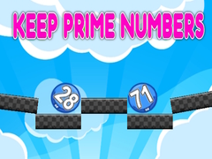                                                                     Keep Prime Numbers קחשמ