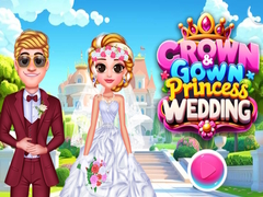                                                                     Crown & Gown Princess Wedding קחשמ