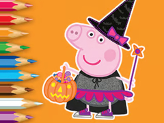                                                                     Coloring Book: Peppa Pig Halloween קחשמ