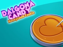                                                                     Dalgona Candy Honeycomb Cookie קחשמ