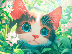                                                                     Jigsaw Puzzle: Innocent Cat קחשמ