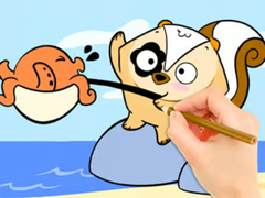                                                                     Coloring Book: Fishing Surprise קחשמ