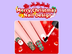                                                                     Merry Christmas Nail Design קחשמ