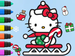                                                                     Coloring Book: Hello Kitty Christmas קחשמ