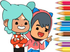                                                                     Coloring Book: Toca Boca Friends קחשמ