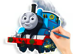                                                                     Coloring Book: Thomas קחשמ