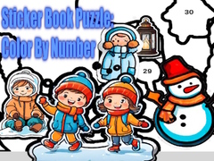                                                                     Sticker Book Puzzle: Color By Number קחשמ