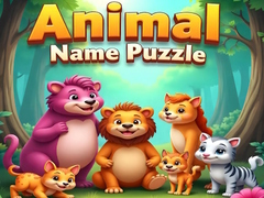                                                                     Animal Name Puzzle קחשמ