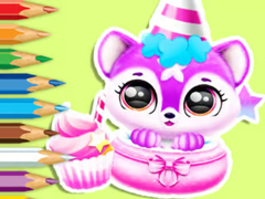                                                                     Coloring Book: Baby Fluff's Birthday קחשמ