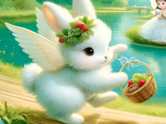                                                                     Jigsaw Puzzle: Angel Bunny קחשמ