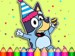                                                                     Coloring Book: Bluey's Birthday קחשמ