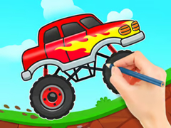                                                                     Coloring Book: Monster Truck קחשמ