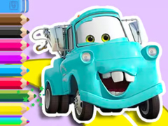                                                                     Coloring Book: Mater Cars קחשמ