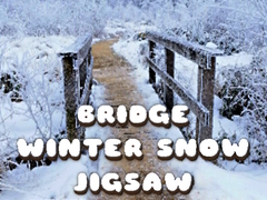                                                                     Bridge Winter Snow Jigsaw קחשמ