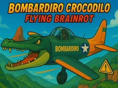                                                                     Bombardiro Crocodilo Flying Brainrot קחשמ