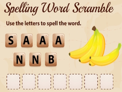                                                                     Spelling Word Scramble קחשמ