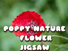                                                                     Poppy Nature Flower Jigsaw קחשמ