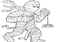                                                                     Mummy Coloring Book קחשמ