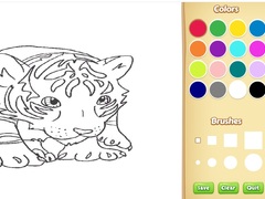                                                                     Baby Tiger Coloring Book קחשמ