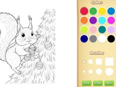                                                                     Christmas Animal Coloring Book for Kids קחשמ
