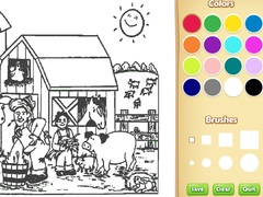                                                                     Farm Coloring Book For Kids קחשמ