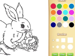                                                                     Bunny Coloring Book For Kids קחשמ