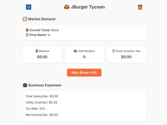                                                                     Jburger Tycoon קחשמ