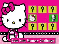                                                                     Cute Kitty Memory Challenge קחשמ