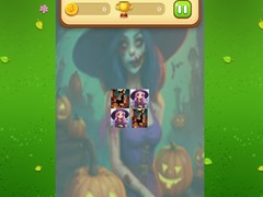                                                                     Halloween Witch Memory Match קחשמ