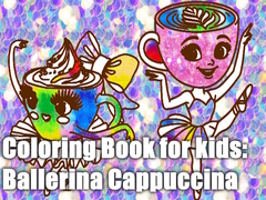                                                                     Coloring Book for kids: Ballerina Cappuccina  קחשמ