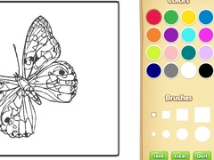                                                                     Butterflies Coloring Book for Kids קחשמ
