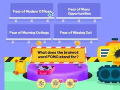                                                                     Kids Quiz: Brainrot Words Quiz קחשמ