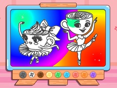                                                                     Coloring Book: Ballerina Cappuccin קחשמ