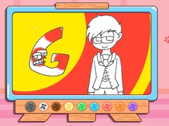                                                                    Coloring Book: Alphabet Lore G קחשמ