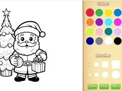                                                                     Christmas Coloring Book For Kids קחשמ