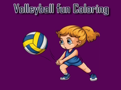                                                                     Volleyball Fun Coloring קחשמ