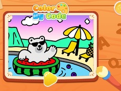                                                                     Color By Code: Polar Bear קחשמ