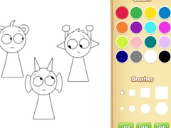                                                                     Sprunki Coloring Pages קחשמ