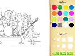                                                                     Dinosaur Coloring Book For Kids קחשמ