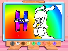                                                                     Coloring Book: Alphabet Lore H קחשמ
