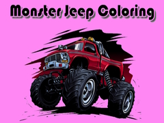                                                                     Monster Jeep Coloring קחשמ