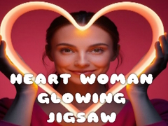                                                                     Heart Woman Glowing Jigsaw קחשמ