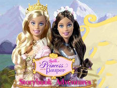                                                                     Barbie as the Princess and the Pauper Storybook Adventures קחשמ